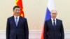 Си Цзиньпин и Владимир Путин на саммите ШОС в Узбекистане. Самарканд, 15 сентября 2022 года