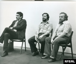 Сергей Довлатов, Александр Генис, Петр Вайль. Нью-Йорк, 1979