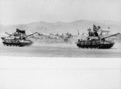 Советский военный конвой в Афганистане. Ноябрь 1987 года