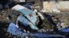 UKRAINE – Fragments of a Russian jet fighter Su-34 on a private house in Chernihiv, Ukraine, Wednesday, April 6, 2022