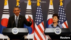 Переговоры Барака Обамы в Сеуле