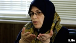 Azar Mansuri, a leading reformist politician in Iran