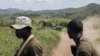 (FILE) A rocket launcher mounted on a FARDC (Armed Forces of the DRC) vehicle close to the frontline and the town of Kibirizi, controlled by the M23 rebellion in eastern Democratic Republic of Congo on May 14, 2024.