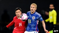2026 북중미 월드컵 아시아지역 2차 예선 일본과 북한의 경기가 21일 도쿄 국립경기장에서 열렸다.