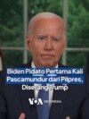 Biden Pidato Pertama Kali Pascamundur dari Pilpres, Diserang Trump