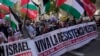 FILE - People march during a pro-Palestinian rally in Madrid on Dec. 2, 2023. 