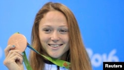 Александра Герасименя - призер Олимпийских игр и чемпионка мира по плаванию (REUTERS)