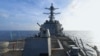 10일 미 해군 알레이버크급 유도탄 구축함 할시(Halsey∙DDG 97)함이 남중국해에서 일상적인 작전을 수행하고 있다.