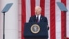 President Joe Biden speaks at the National Memorial Day Observance at Arlington National Cemetery in Arlington, Virginia, May 27, 2024.