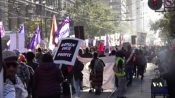 Protesters Voice Their Concerns at Asia Pacific Leaders’ Meeting