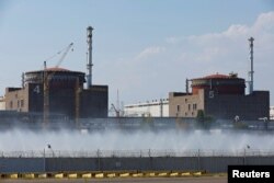 A view shows the Zaporizhzhia nuclear power plant in the course of Ukraine-Russia conflict outside the Russian-controlled city of Enerhodar in Zaporizhzhia region, Ukraine, Aug. 30, 2022. (REUTERS/Alexander Ermochenko)