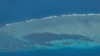 TƯ LIỆU - Ảnh chụp từ trên không cho thấy tàu BRP Sierra Madre trên Bãi Cỏ Mây (Second Thomas) có tranh chấp, ngày 9 tháng 3 năm 2023.