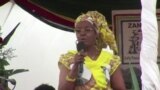 Umkamongameli uNkosikazi Grace Mugabe emhlanganweni weRally