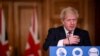 Britain's Prime Minister Boris Johnson speaks during a news conference in response to the ongoing situation with the coronavirus disease (COVID-19) pandemic, inside 10 Downing Street, London ,Britain, Dec. 19, 2020.