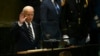 US President Joe Biden speaks during the 79th Session of the United Nations General Assembly at the United Nations headquarters in New York City on September 24, 2024. (Photo by ANGELA WEISS / AFP)