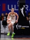 Kejtlin Klark na debitantskom nastupu u WNBA, 14. maja 2024. (Foto: AP/Jessica Hill)