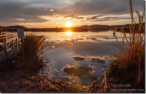 sunset Mittry Lake Yuma AZ