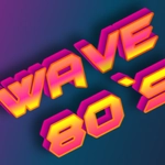 3D retrowave text