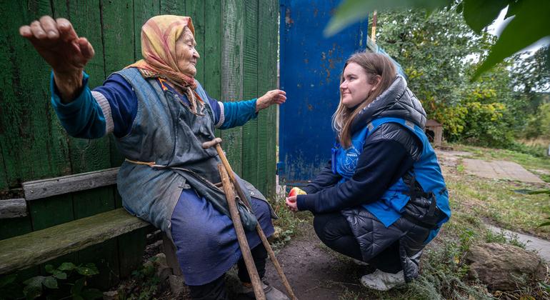 The UN is working with local NGOs in Ukraine to ensure that vulnerable people receive the support they need.