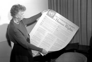 Элеонора Рузвельт сыграла ключевую роль в создании Всеобщей декларации  прав человека Фото ООН