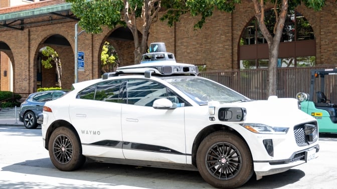 Waymo driverless taxi