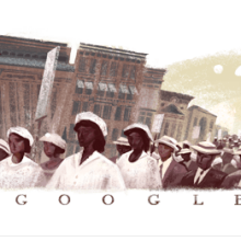 New Google Doodle recognizes 100th anniversary of the Silent Parade