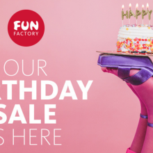 fun factory birthday sale flyer 