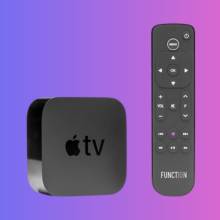 Button remote for Apple TV