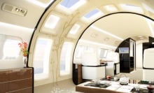 You can get a private jet with a wraparound sunroof for just $53 million