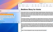 ChatGPT being used to write a bedtime story on macOS Sequoia