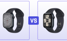 apple watch series 8 and apple watch se with versus between them