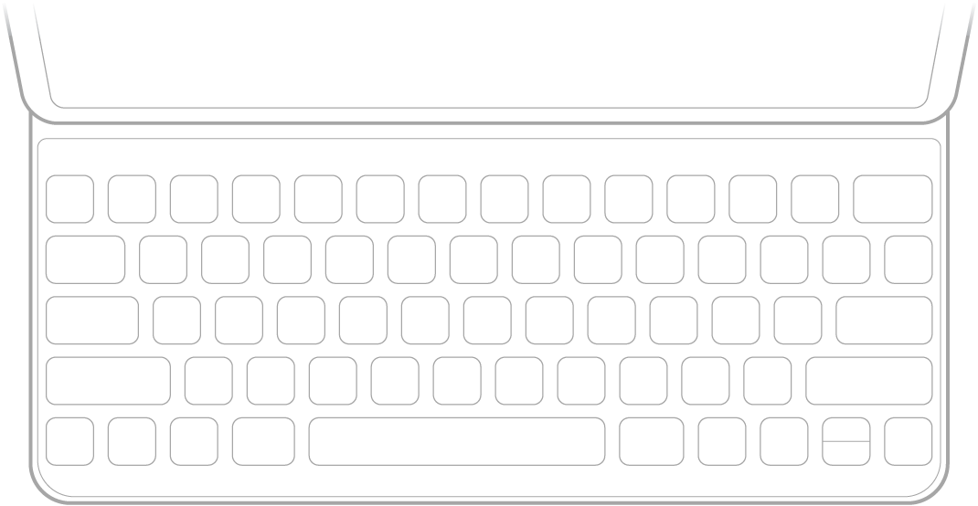 Illustration du Smart Keyboard.