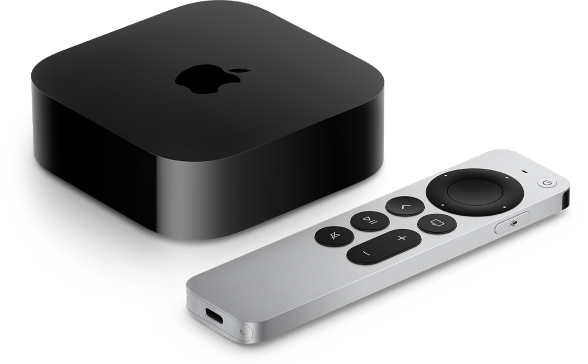 顯示 Apple TV 和 Siri Remote