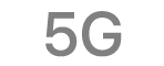 El ícono de estado de 5G.