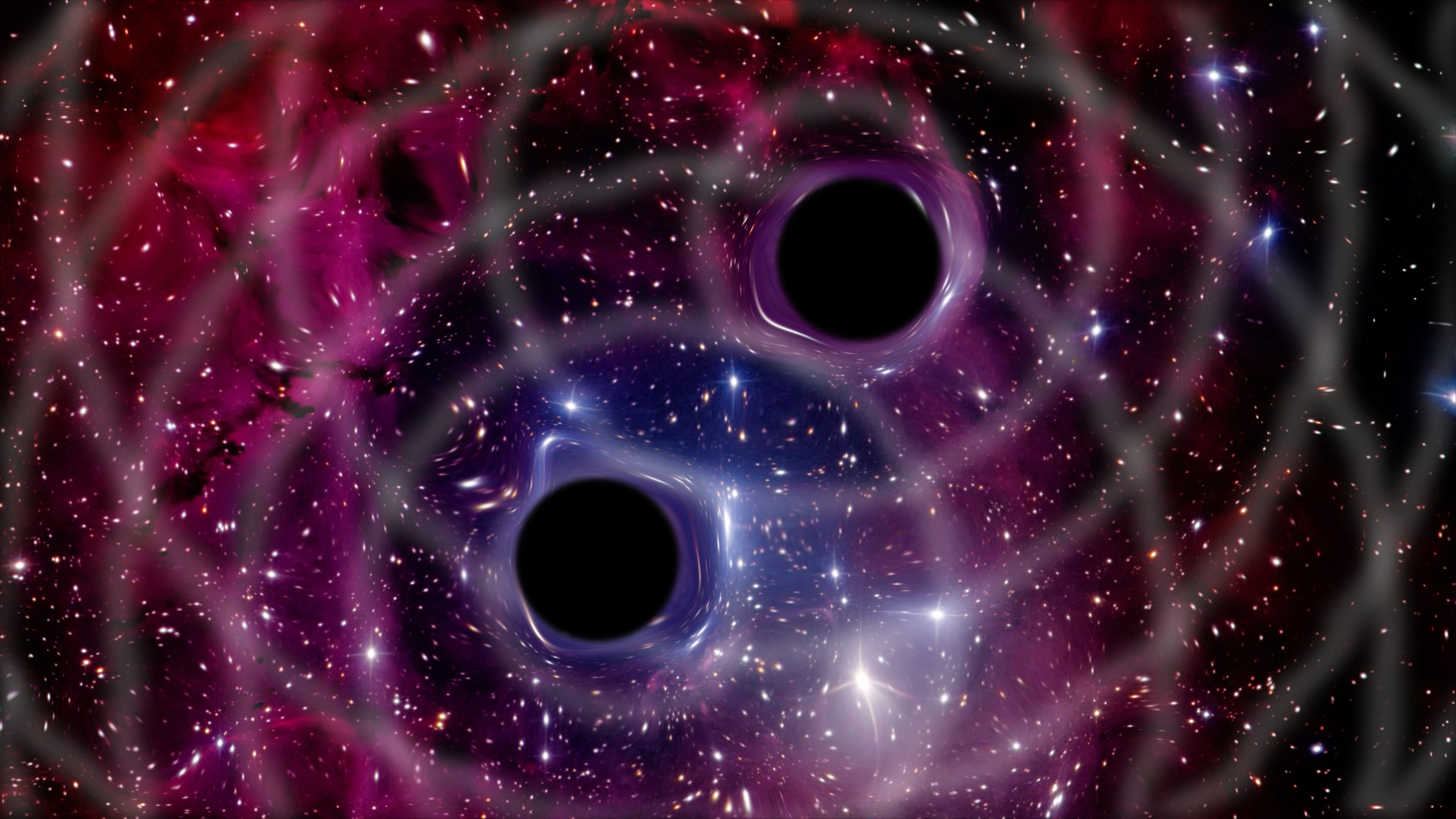 gravitational waves generated by a binary black hole system