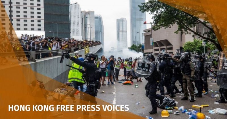 June 12 police tear gas pepper spray rubber bullets