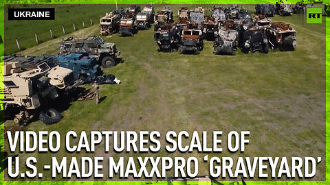 Video captures scale of US-made MaxxPro ‘graveyard’