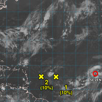 La séptima tormenta tropical del año ya se está gestando en el Atlántico: "Gordon" apunta al Caribe 