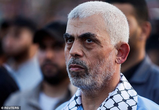 Khan said arrest warrants were being sought for three Hamas leaders, including Yahya Sinwar (pictured, file photo)