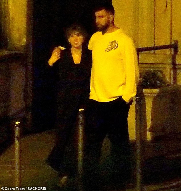 The three-time Super Bowl champion was seen with Taylor Swift in Lake Como, Italy, last week