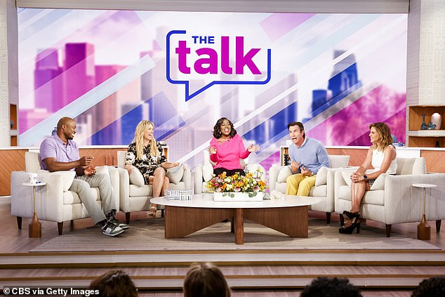 Last month in April, it was revealed that The Talk would be canceled after its 15th season - which will conclude airing later this year in December; Akbar Gbajabiamila, Amanda Kloots, Sheryl Underwood, Jerry O'Connell and Natalie Morales seen in March