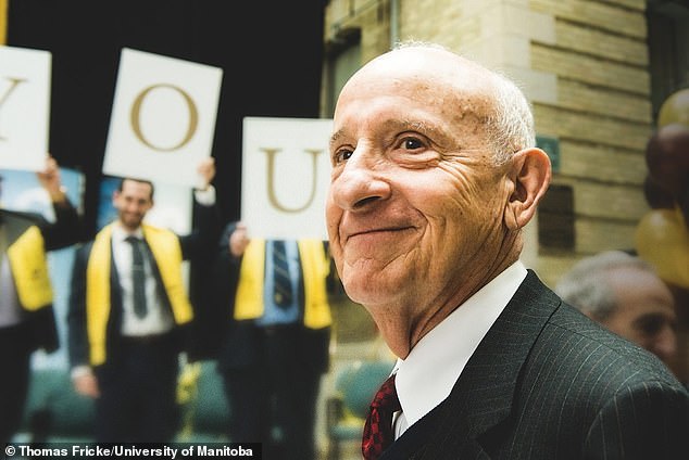 In a letter dated Monday, Ernest Rady, seen here, told university officials he was left hurt and appalled by the speech made by valedictorian Gem Newman