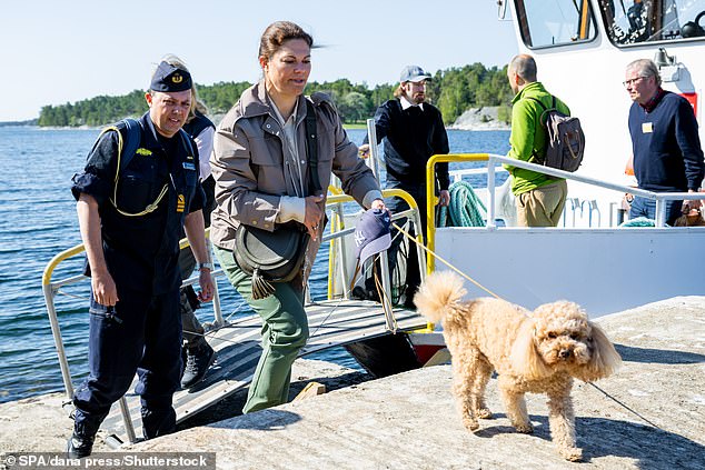 The outing also incorporated a visit to the Nämdöskärgården National Park on the archipelago of Nämdö, which Victoria and Rio reached by ferry