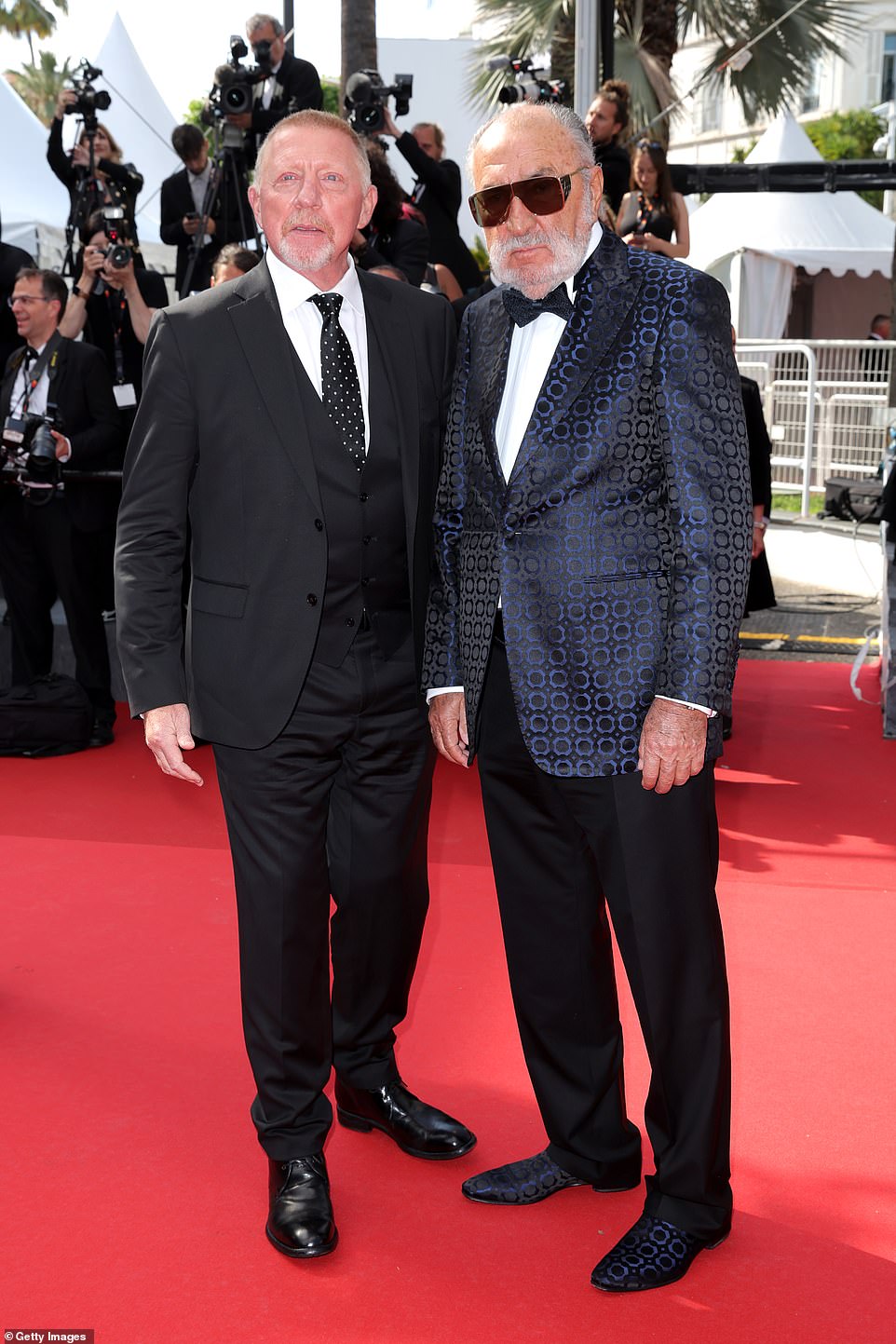 Boris Becker was also in attendance as a guest of the festival, alongside fellow tennis star Ion È¿iriac