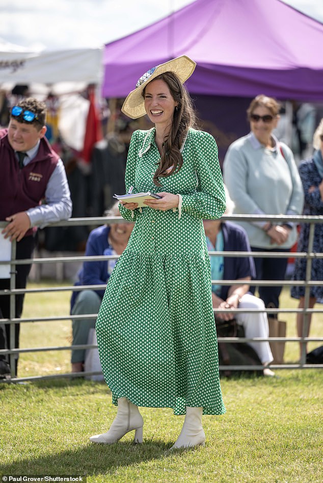 Rose Farquhar at the Festival of Hunting, incorporating the 135th Peterborough Royal Foxhound Show, on July 19, 2023