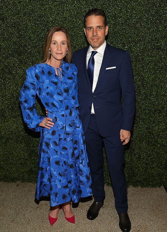 WASHINGTON, DC - APRIL 12:  World Food Program USA Board Chairman Hunter Biden and Kathleen Biden arrive at the World Food Program USA's Annual McGovern-Dole Leadership Award Ceremony at Organization of American States on April 12, 2016 in Washington, DC.  (Photo by Paul Morigi/Getty Images for World Food Program USA)