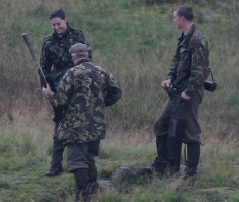 Kate Middleton goes hunting
