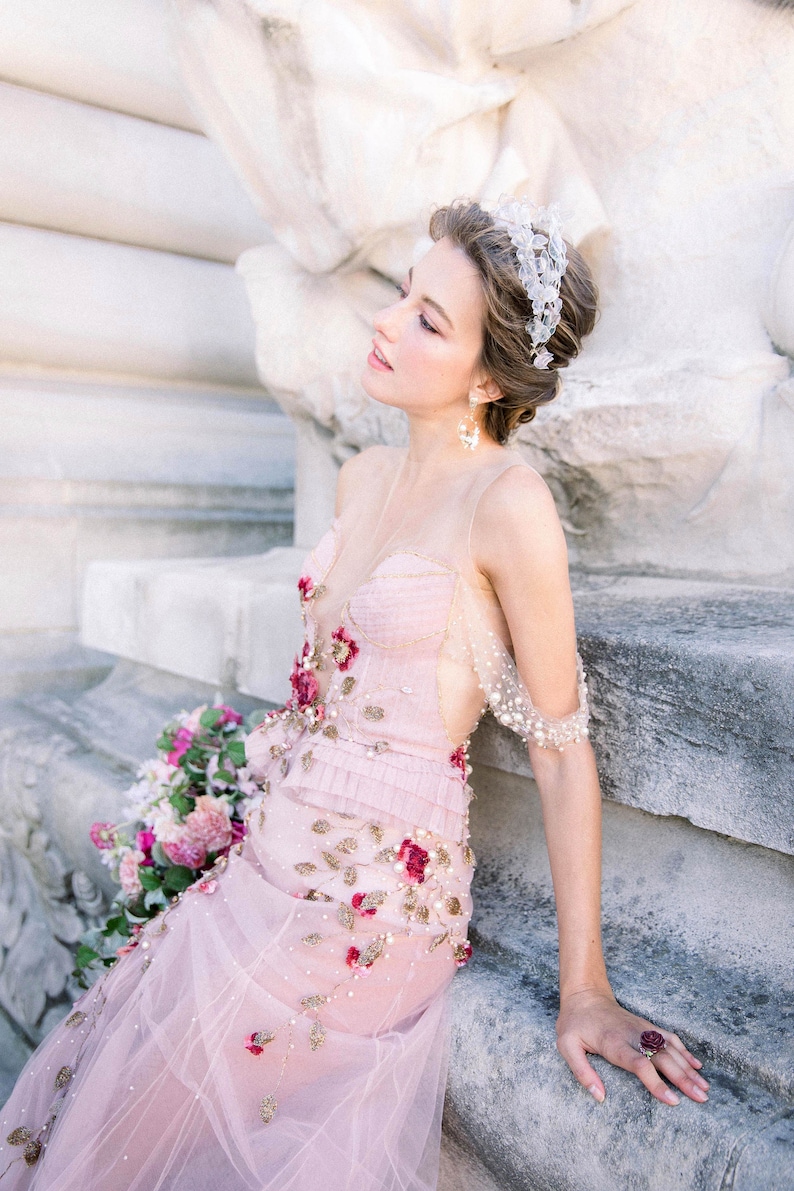 Bridal Couture Wedding dress Silk dress image 5