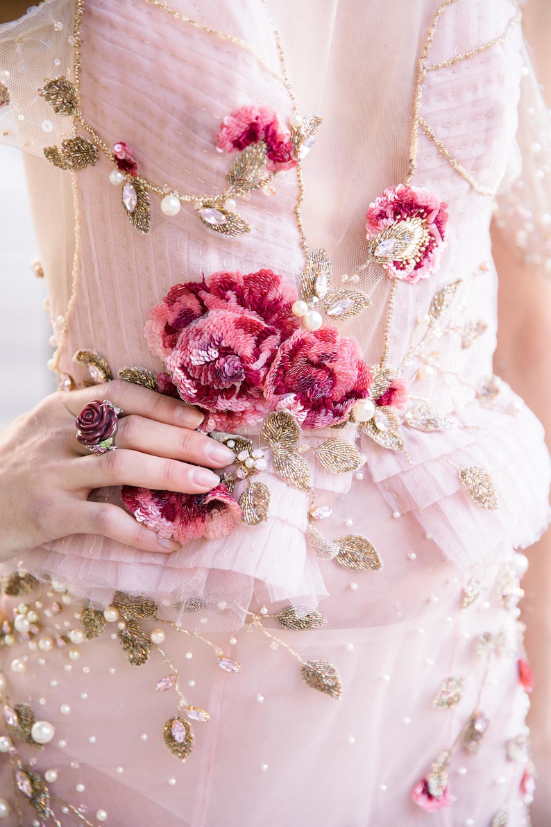 Bridal Couture Wedding dress Silk dress image 4