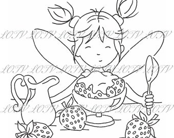 LOTV Digi Stamp - AS - Fairy Calendar June - JPEG, Digital